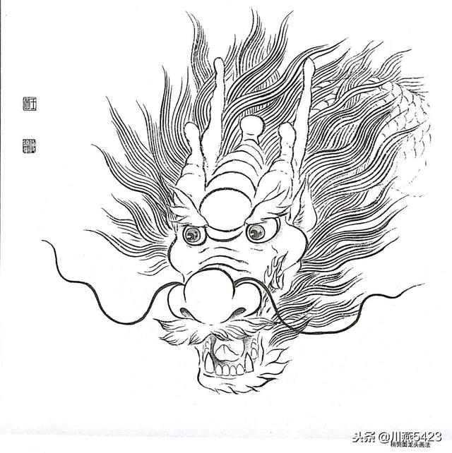 线描中国龙·虎虎生威·百猫图 - 好网角收藏夹