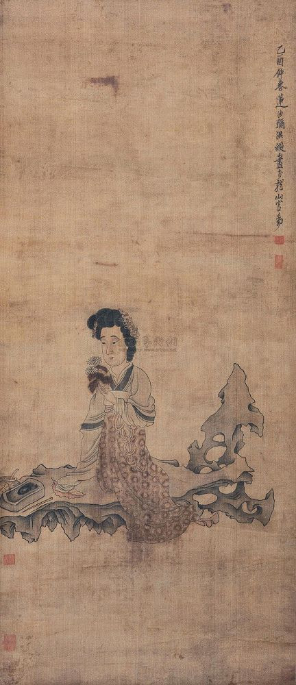 陈洪绶陈老莲人物作品欣赏