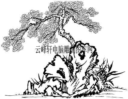 山水白描圖案,山水線描圖,山水畫 - 好網角收藏夾