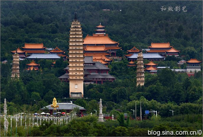 四大名塔嵩岳寺塔千寻塔云南大理崇圣寺