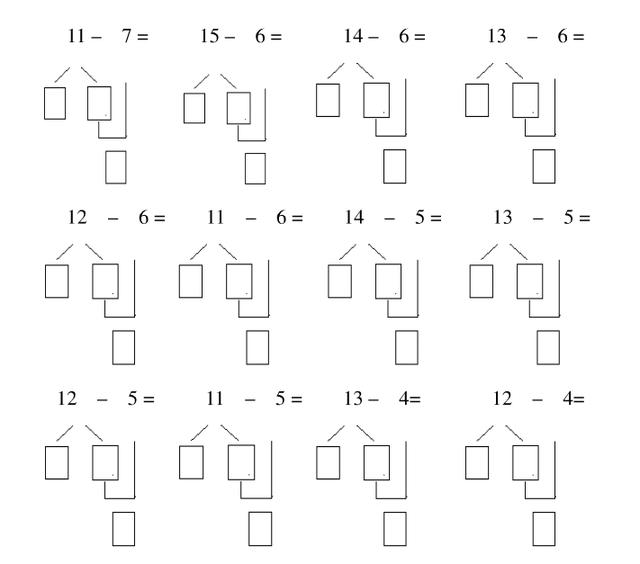 一年級數學重難點湊十法與破十法例題講解讓孩子學得更輕鬆