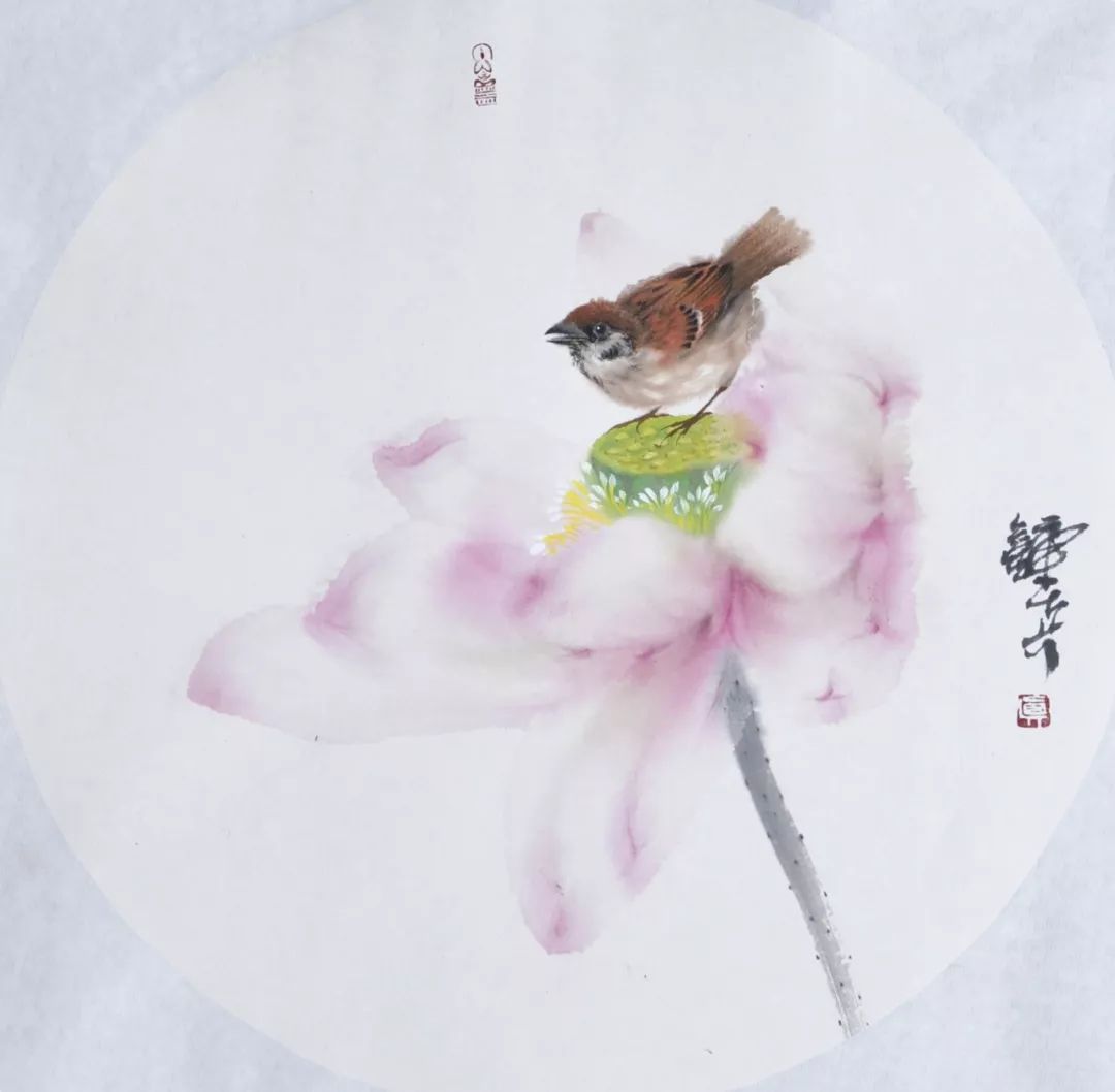 钟真花鸟画作品,真养眼~ - 好网角收藏夹