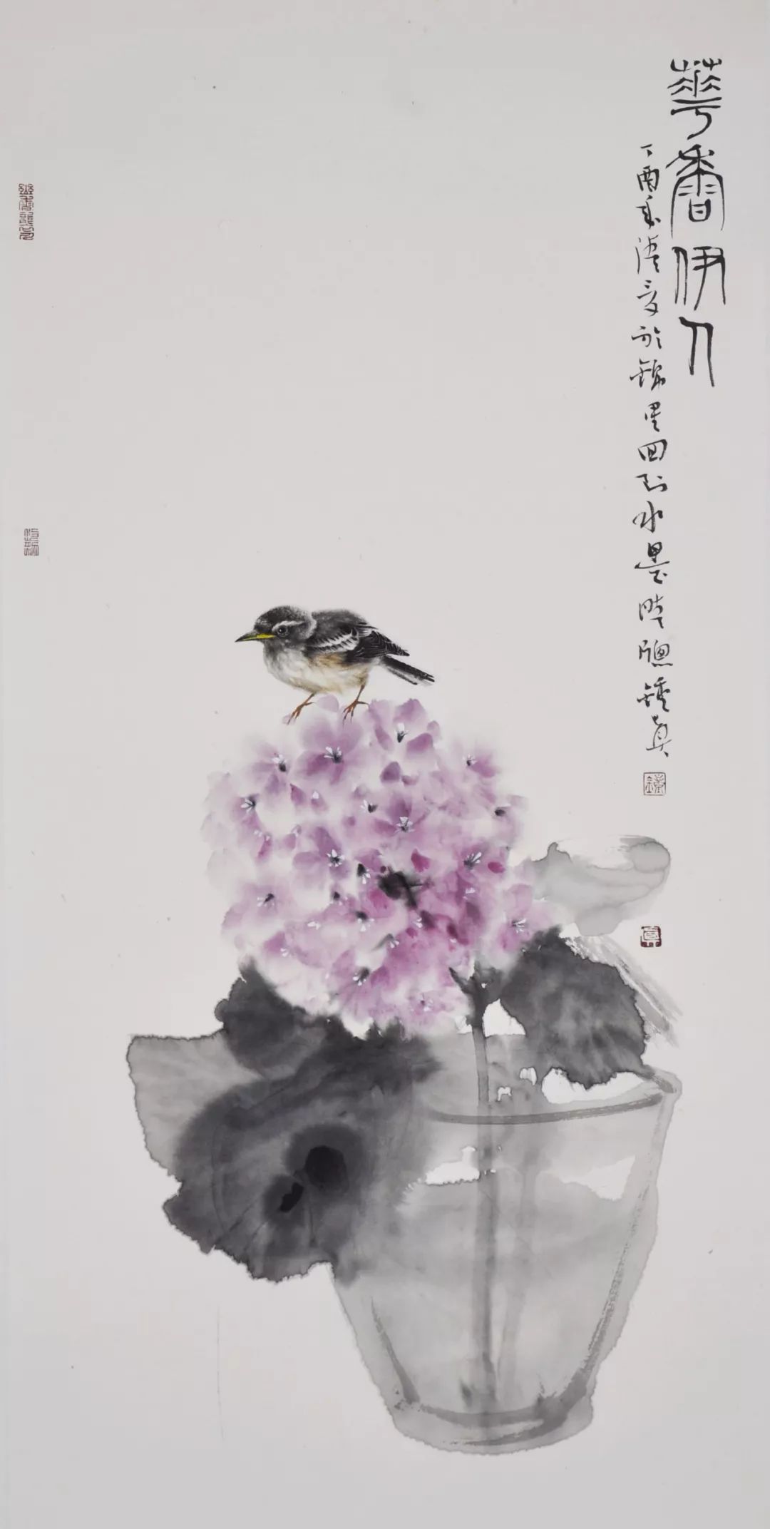 钟真花鸟画作品,真养眼~ - 好网角收藏夹