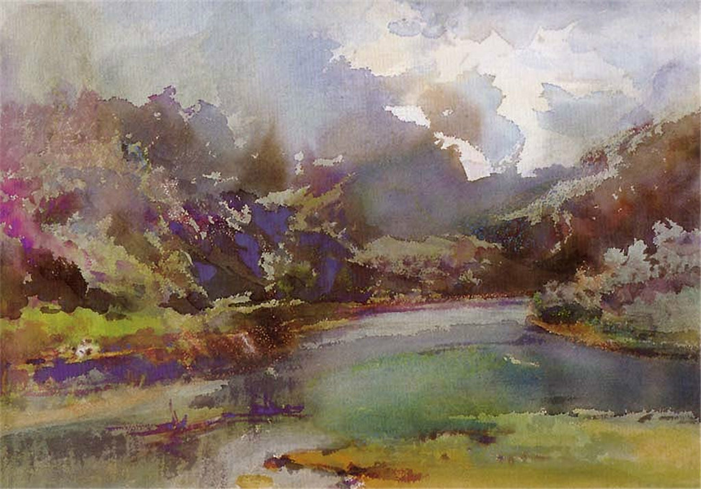 李剑晨风景水彩作品2