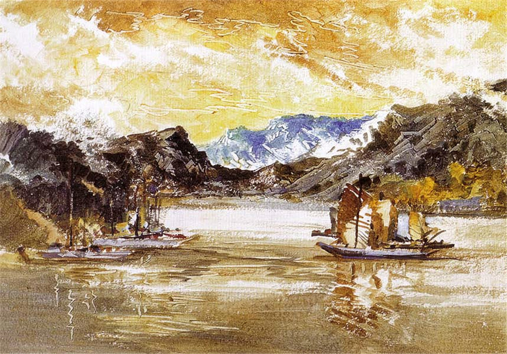 李剑晨风景水彩作品2