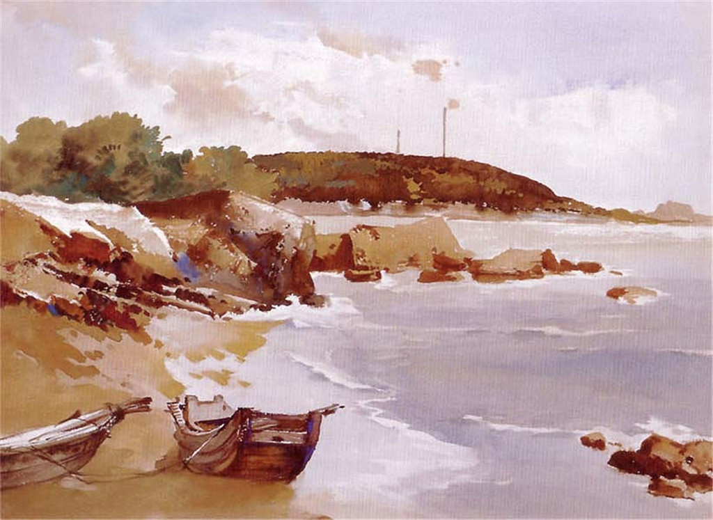 李剑晨风景水彩作品2