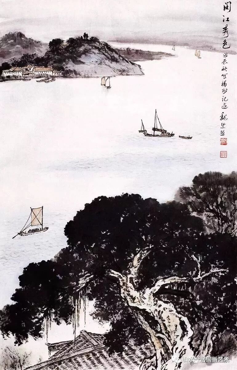 魏紫熙百幅精品山水画欣赏