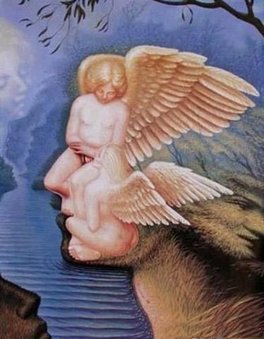 超级诡异的40张心理学图片颠覆你们的人生观