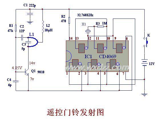 無線遙控門鈴原理和製作