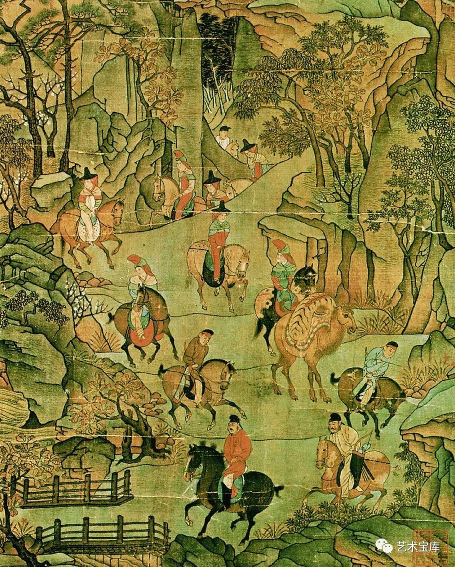 初唐青绿山水画家李思训李昭道父子