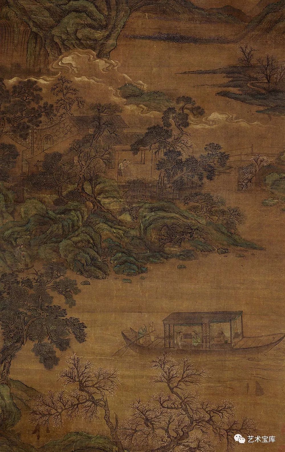 初唐青绿山水画家李思训李昭道父子