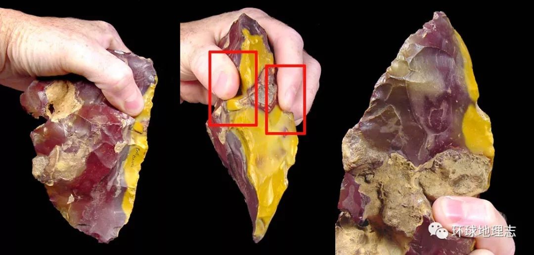 ▼阿舍利文化诞生代表着制作石器的一大进步可用作刮刀,砍刀或切割器