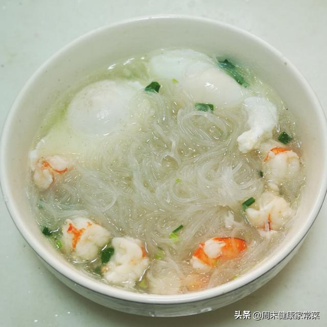 鲜虾鸡蛋粉丝汤怎样煮粉丝才不会糊看看广东人是怎么煮的