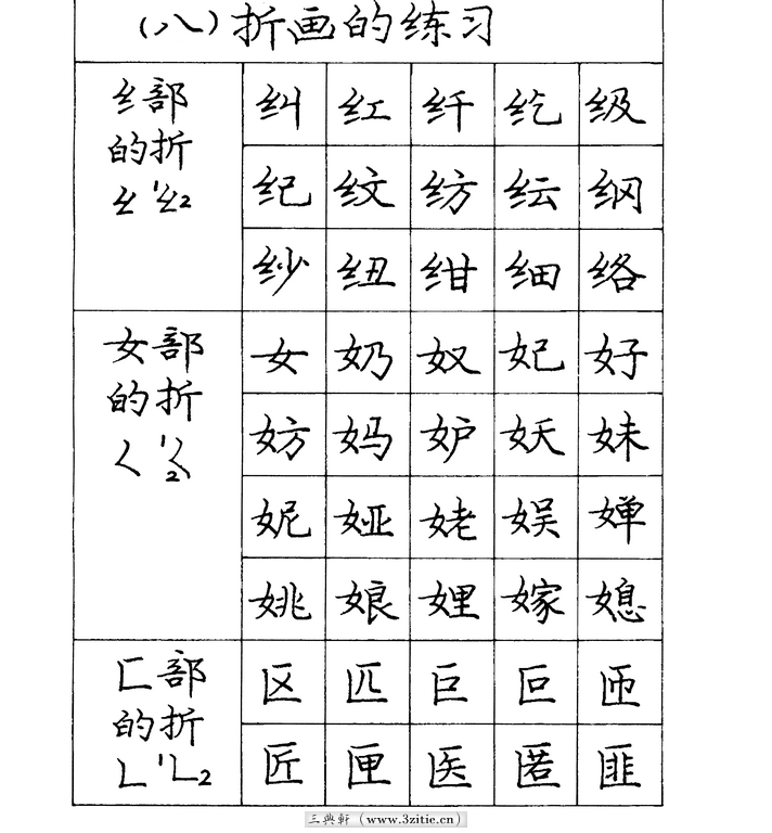 龐中華硬筆鋼筆書法初學習字帖 - 好網角收藏夾