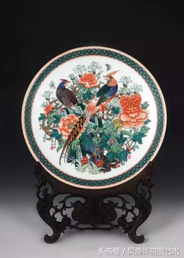 国画入瓷,超凡脱俗,中国陶瓷艺术大师陆如瓷画作品赏析 - 好网角收藏